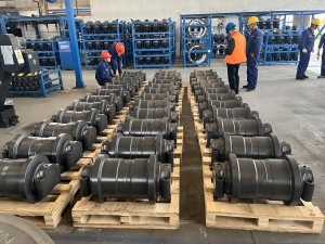 pagmina undercarriage bahin track roller ubos roller