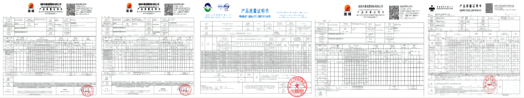 certificado de aceiro
