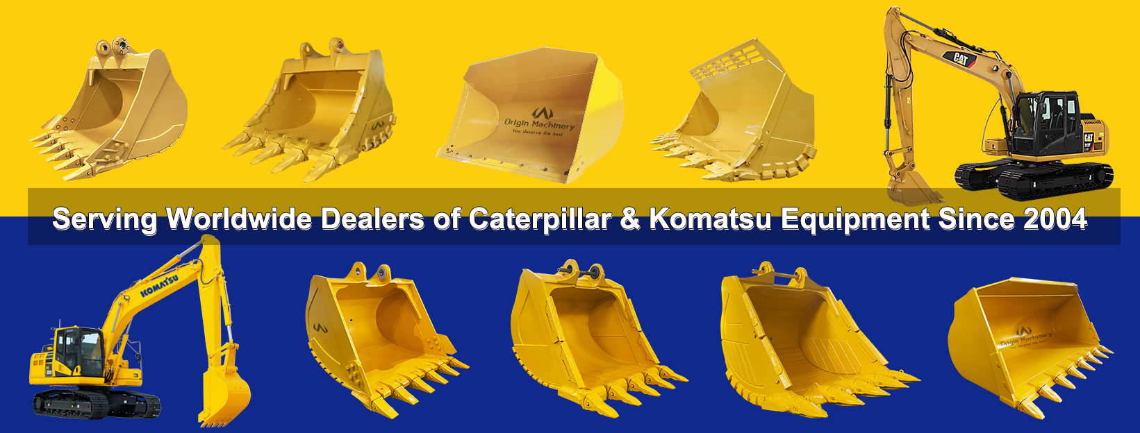 caterpillar ۽ komatsu excavator بالٽ فراهم ڪرڻ وارو