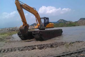 amphibious excavator Swamp Construction